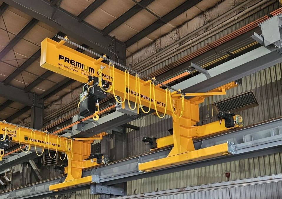 Solution de levage : Potence jaune premium solutions